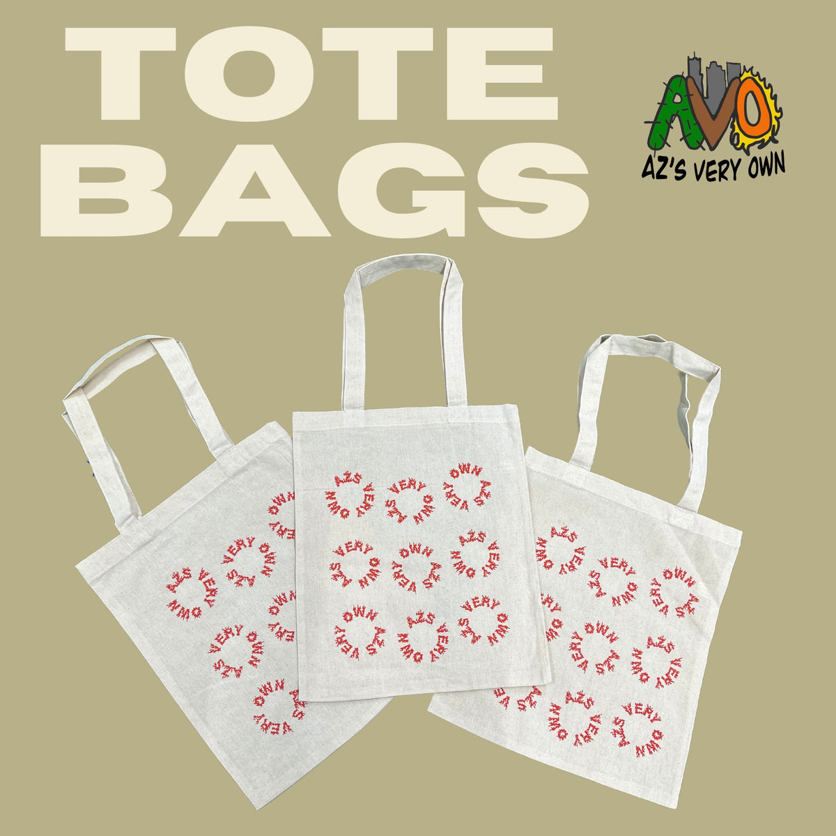 AVO Rings of fire tote bag